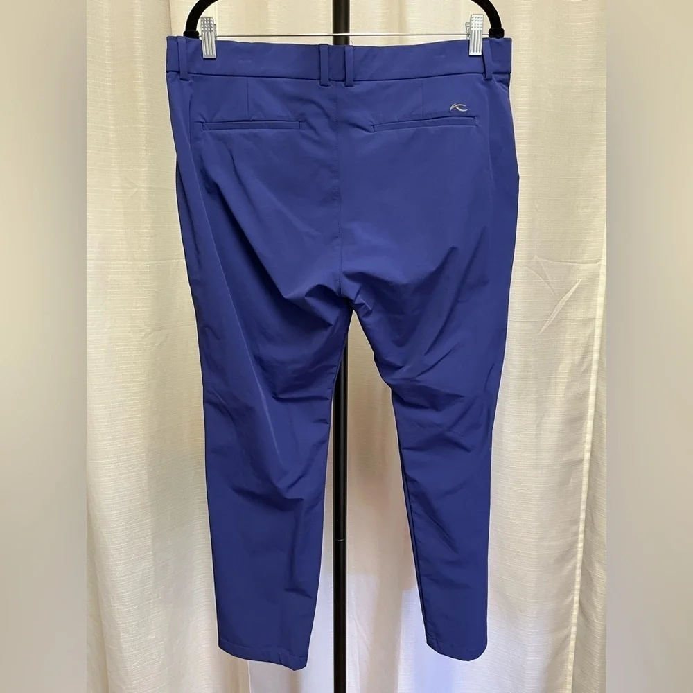 Kjus blue regular fit golf pants | size 36x32
